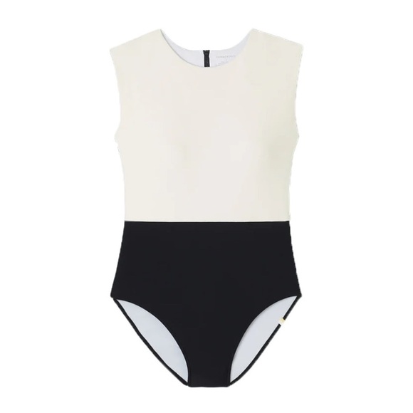 NWT Summersalt Surf One-Piece Colorblock Muscle T Bathing Suit sold out size 16 - Picture 3 of 13
